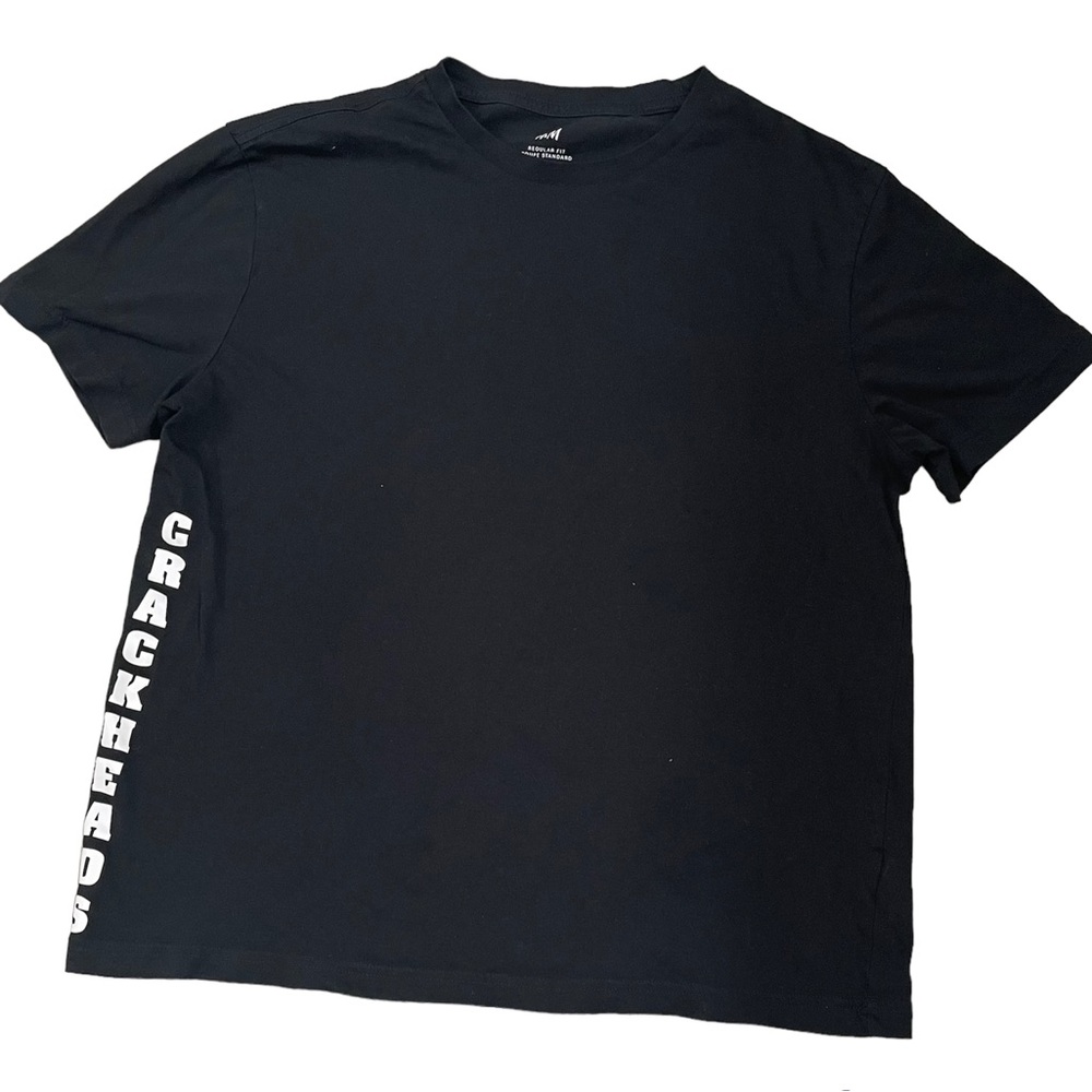 H&H Black/White T-shirt Sz M